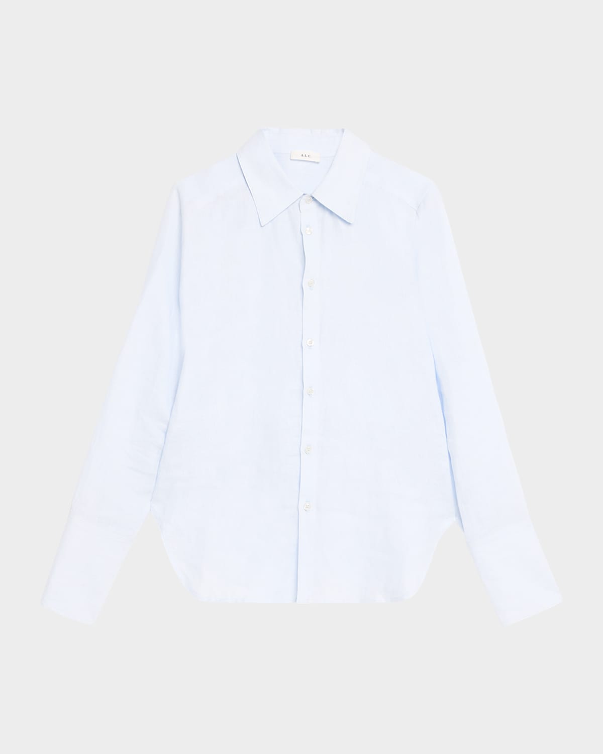 A.l.c Aiden Linen Top In Ice Water