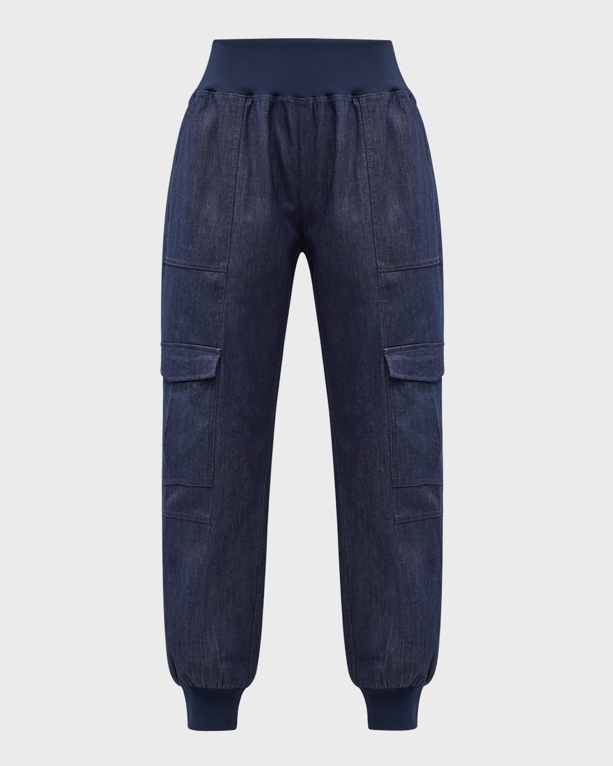 Shop Cinq À Sept Giles Denim Jogger Pants In Raw Indigo