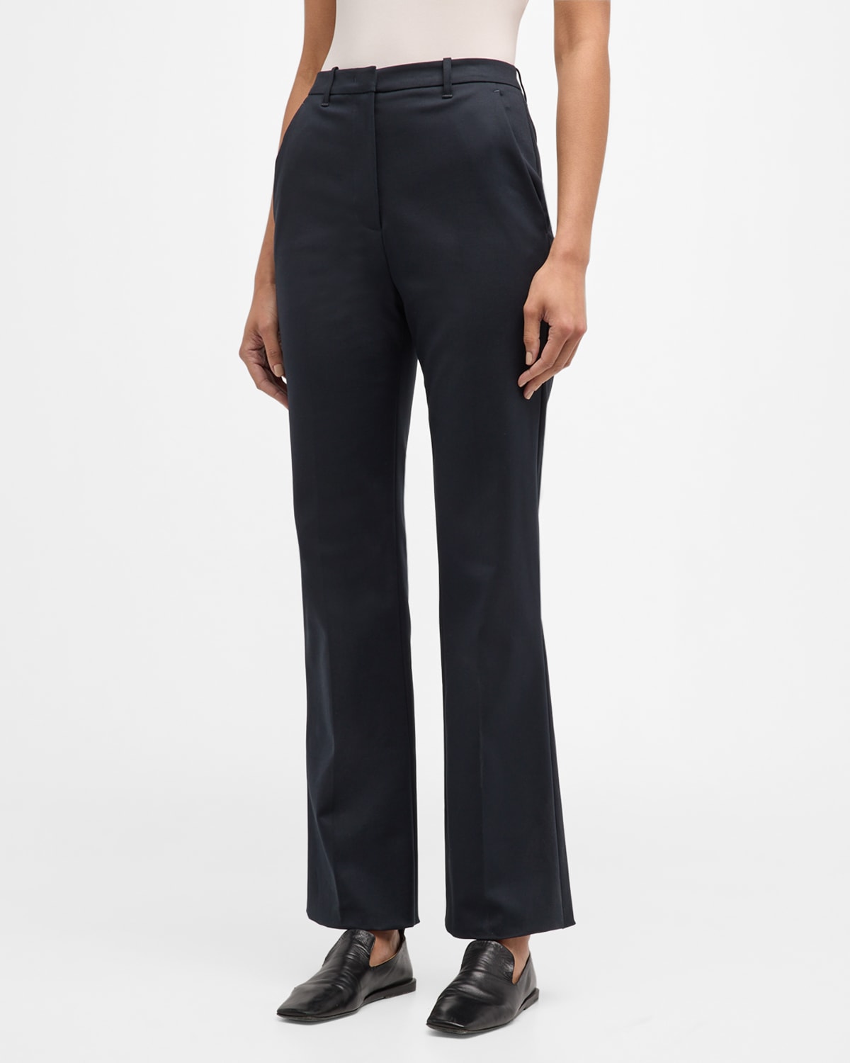 Bootcut Couture Cotton Trousers