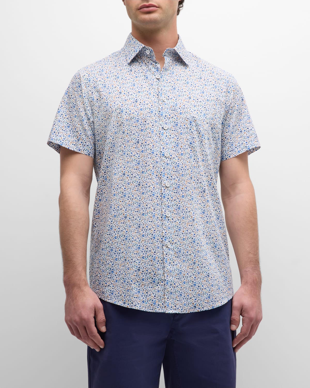 Men's Gale Ditzy Floral Short-Sleeve Shirt