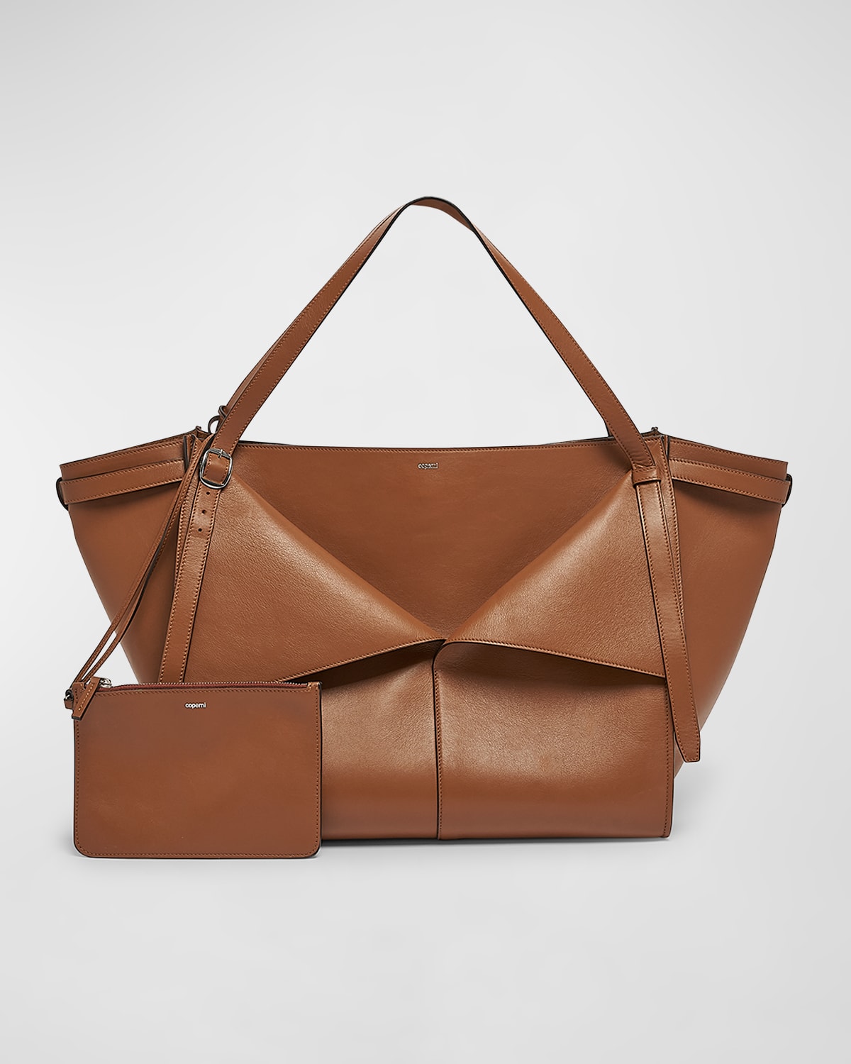 COPERNI BELT FLAP LEATHER SHOULDER BAG 