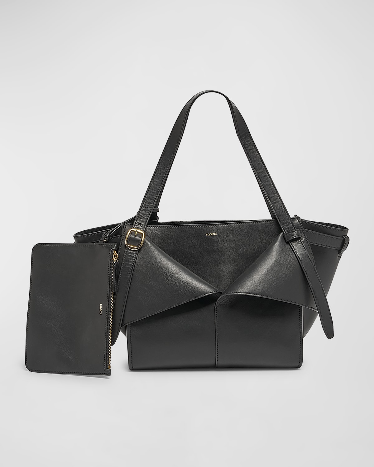 COPERNI MEDIUM BELT LEATHER SHOULDER BAG 