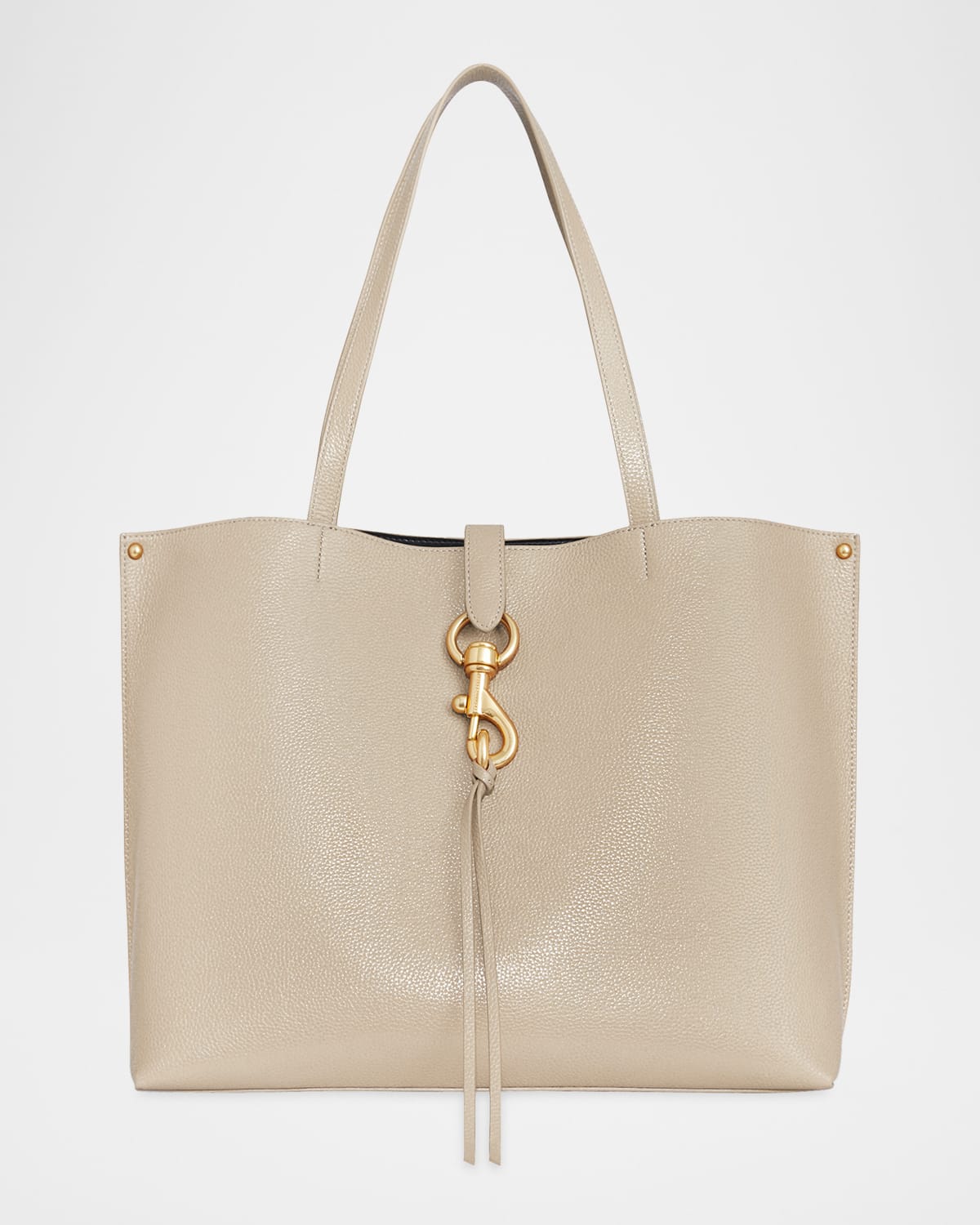 Rebecca Minkoff Megan Leather Tote Bag In Stone