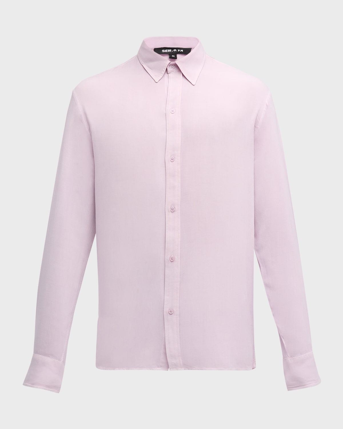 Shop Ser.o.ya Men's Timothy Solid Sport Shirt In Periwinkle