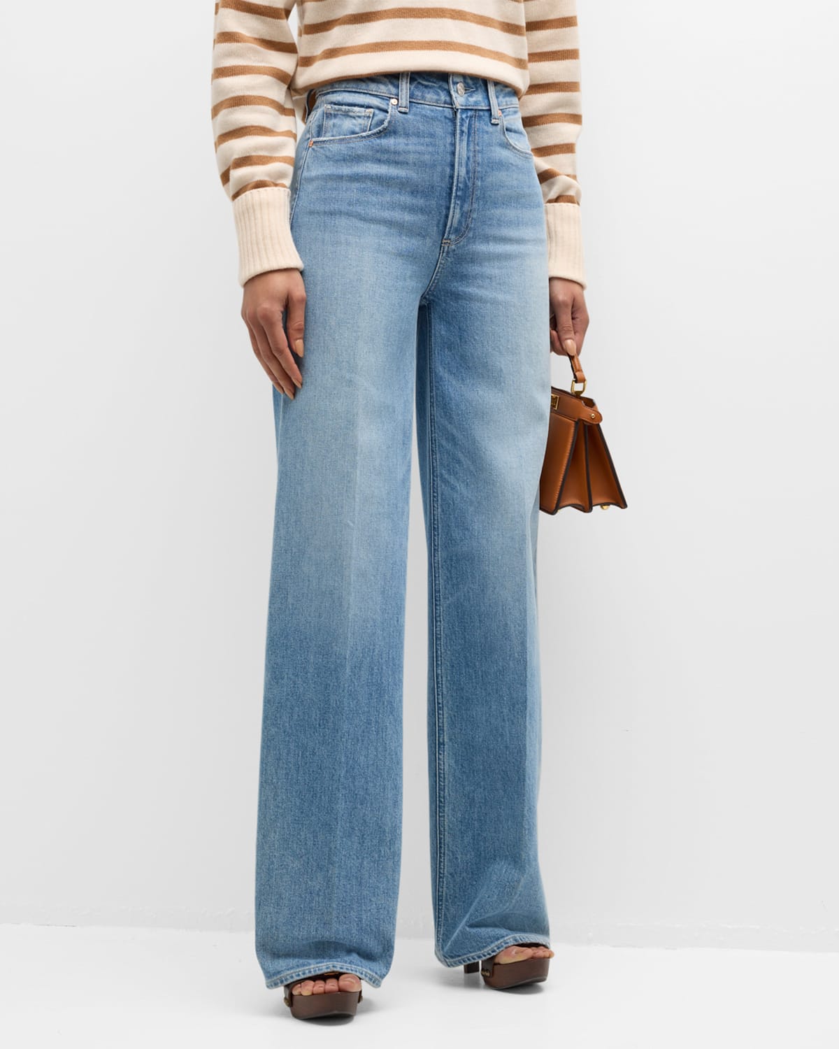 Shop Paige Sasha Straight-leg Jeans In Magnifique