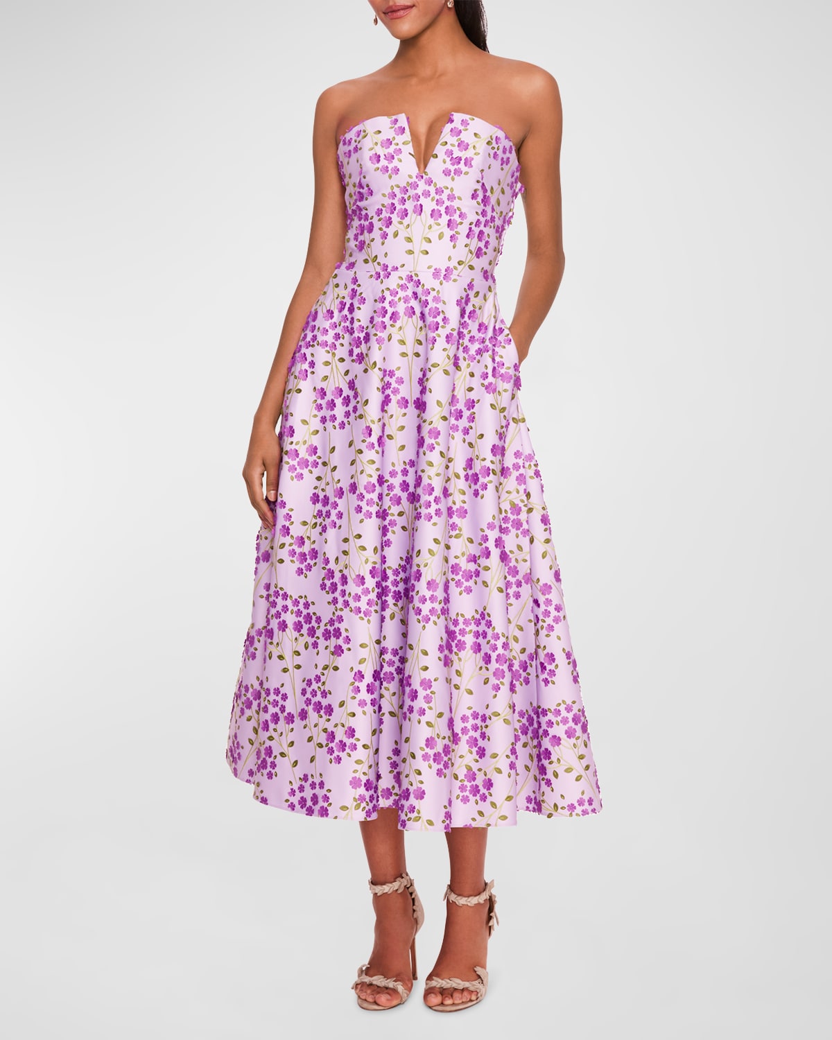 Marchesa notte lilac dress shop
