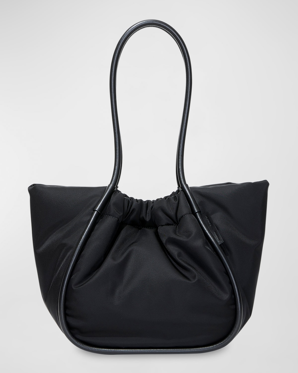 Proenza Schouler Large Ruched Puffy Nylon Tote Bag In Black