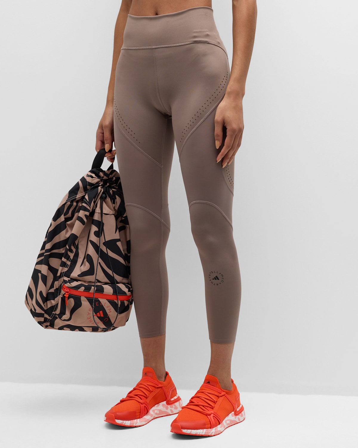Shop Adidas By Stella Mccartney Truepurpose Optime 7/8 Leggings In Tecear