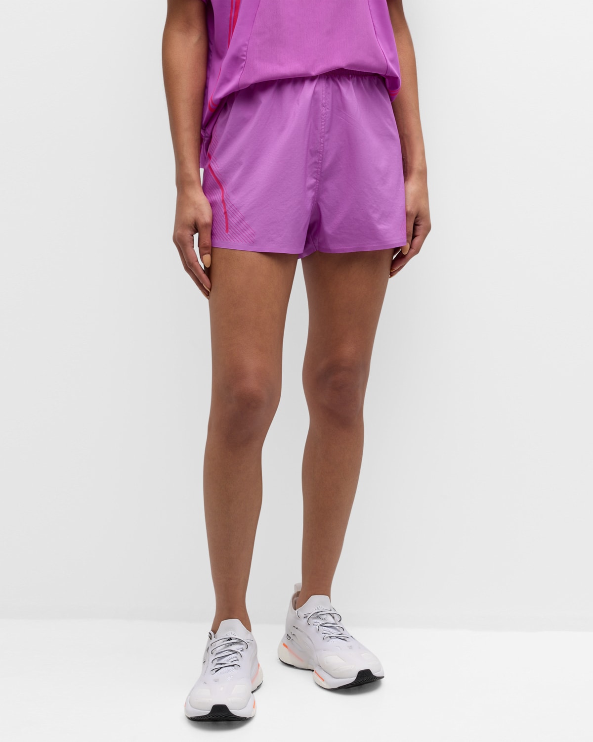 Shop Adidas By Stella Mccartney Truepace Running Shorts In Shopur