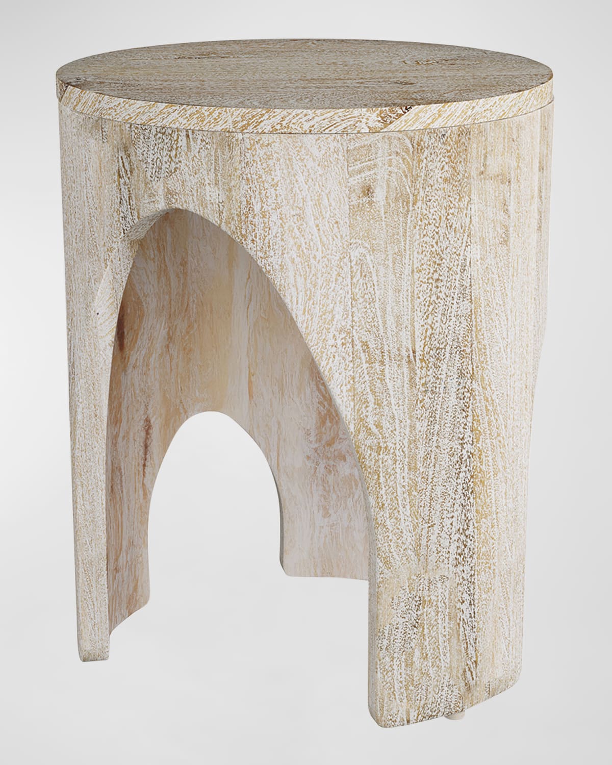 Shop Arteriors Berlof End Table In Whitewash