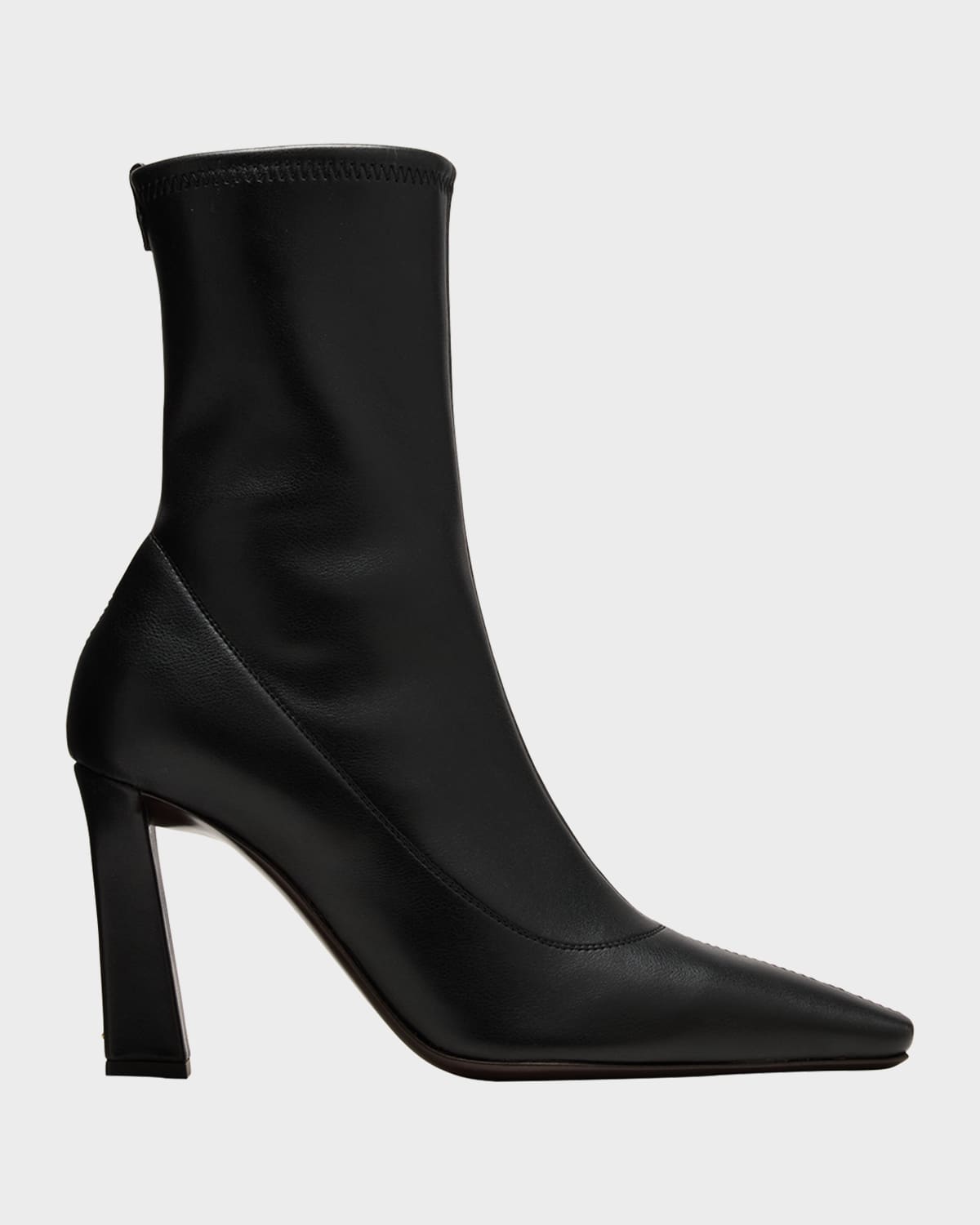 Giuseppe Zanotti Barbaro Stretch Leather Ankle Booties In Black