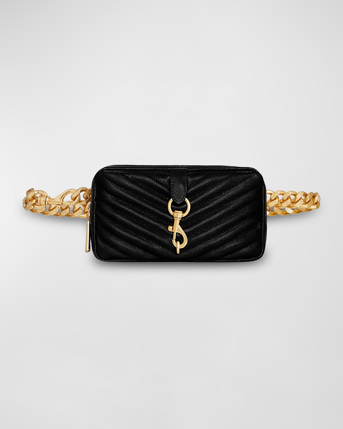 Edie Quilted Chain Belt Bag