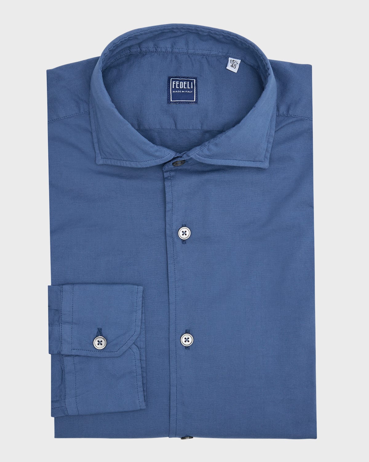Shop Fedeli Men's Sean Casual Button-down Shirt In Navy