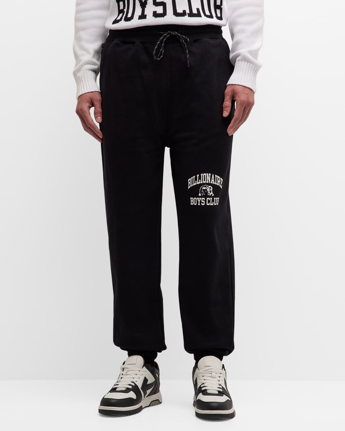 Shop Billionaire Boys Club Men's Physics Logo Drawstring Sweatpants In Black