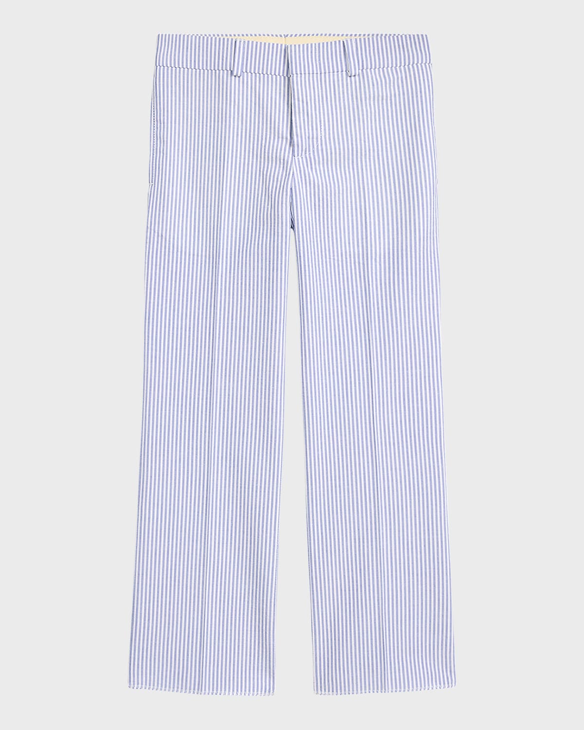 Ralph Lauren Kids' Boy's Seersucker Trousers In Blue White