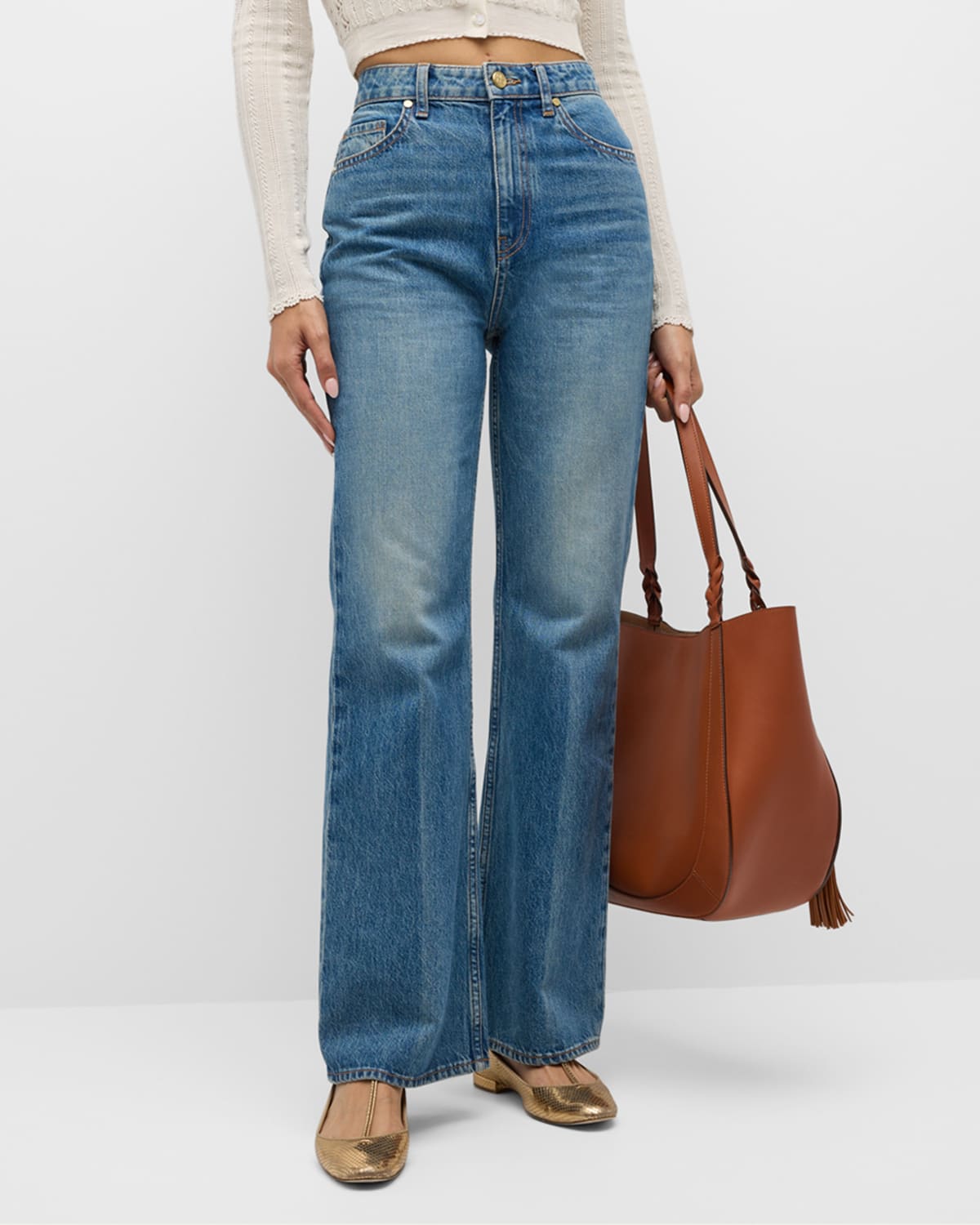 The Martine Straight-Leg Denim Jeans