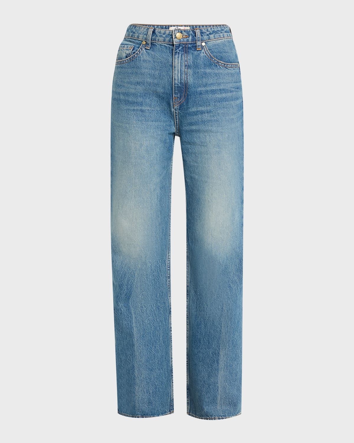 Ulla Johnson The Martine Straight-leg Denim Jeans In Blue