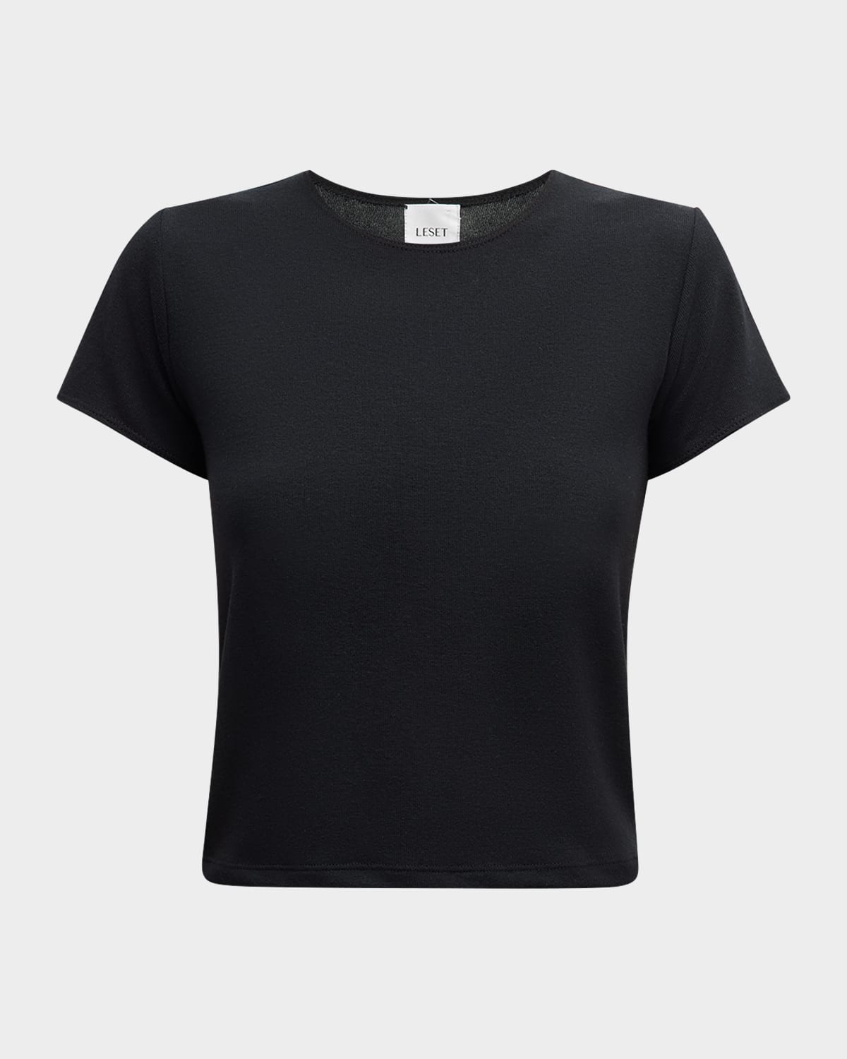 Leset Lauren Margo Tee In Black