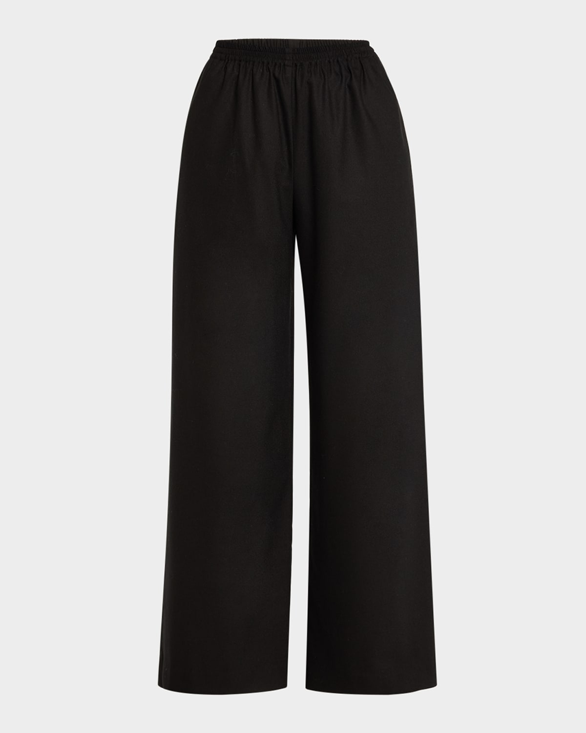 Cashmere-Blend Flared Trousers