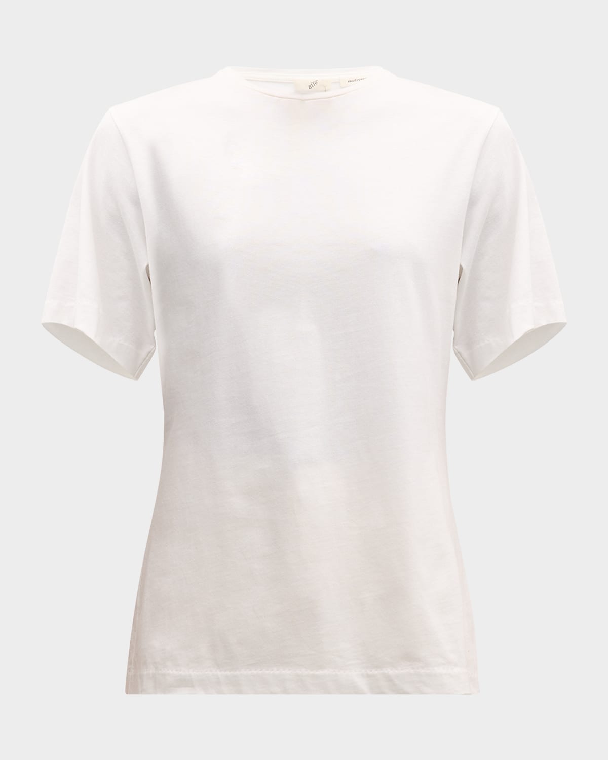 Shop Bite Studios Signature Short-sleeve Crewneck T-shirt In White