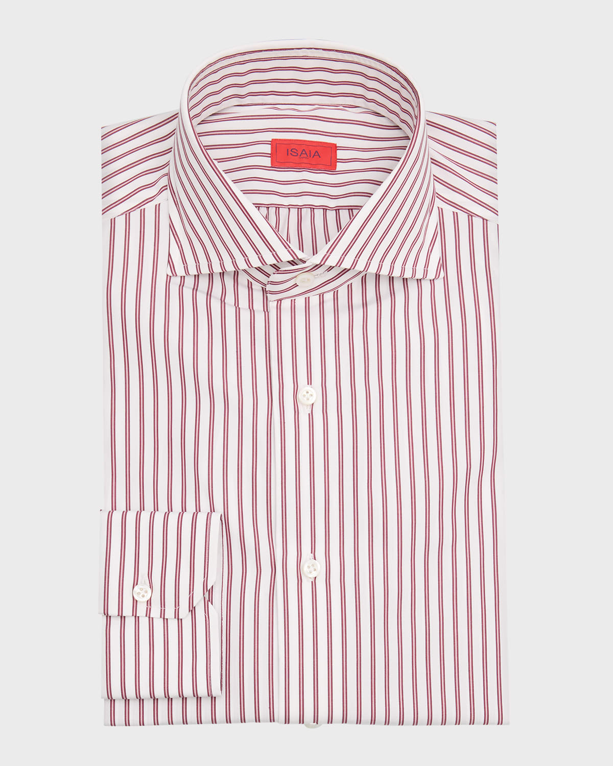 Men's Cotton Multi-Stripe Dress Shirt