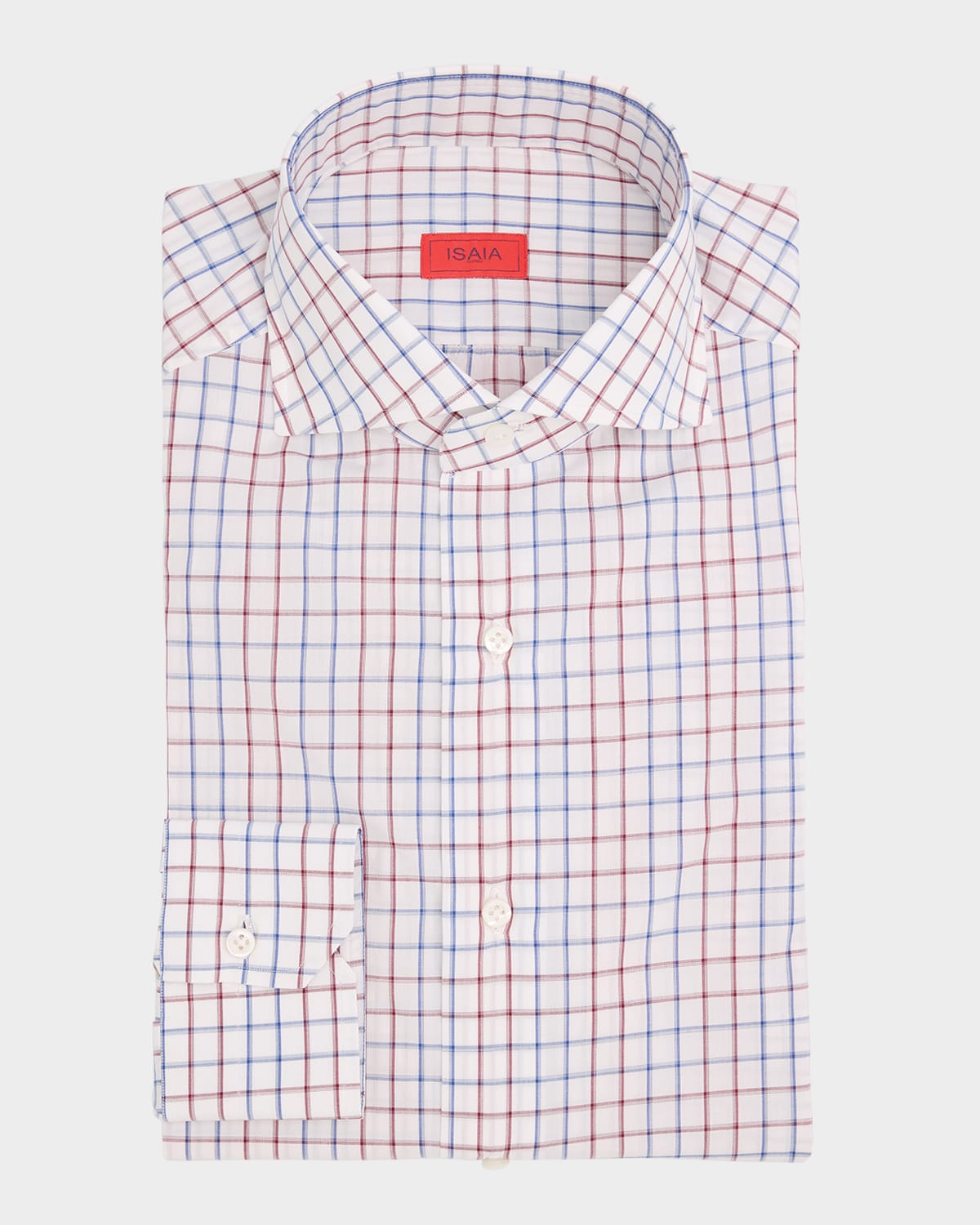 Men's Cotton Graph Check Dress Shirt