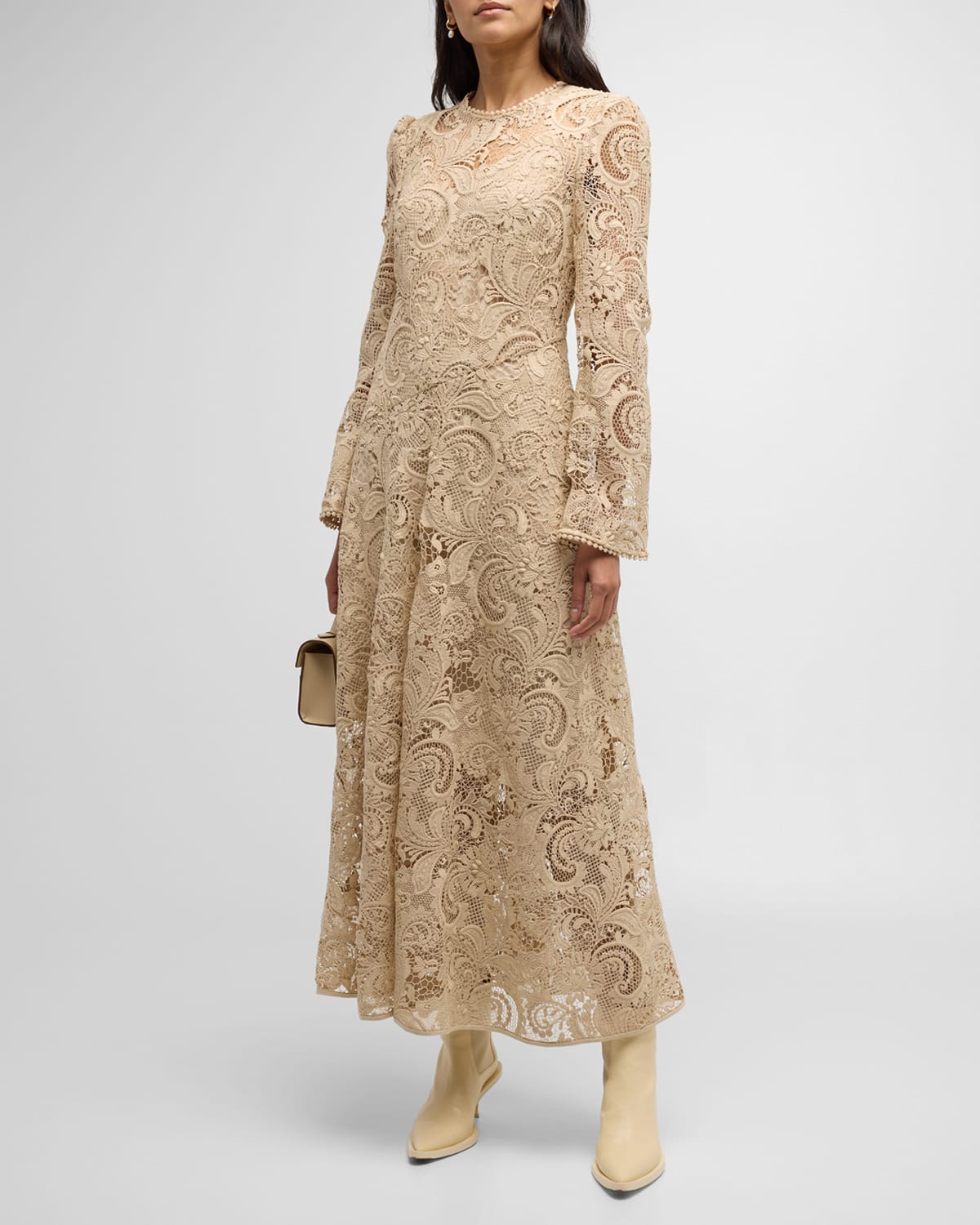 Waverly Lace Midi Dress