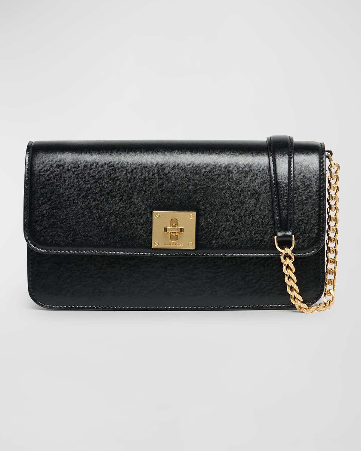 Gioia Flap Leather Shoulder Bag