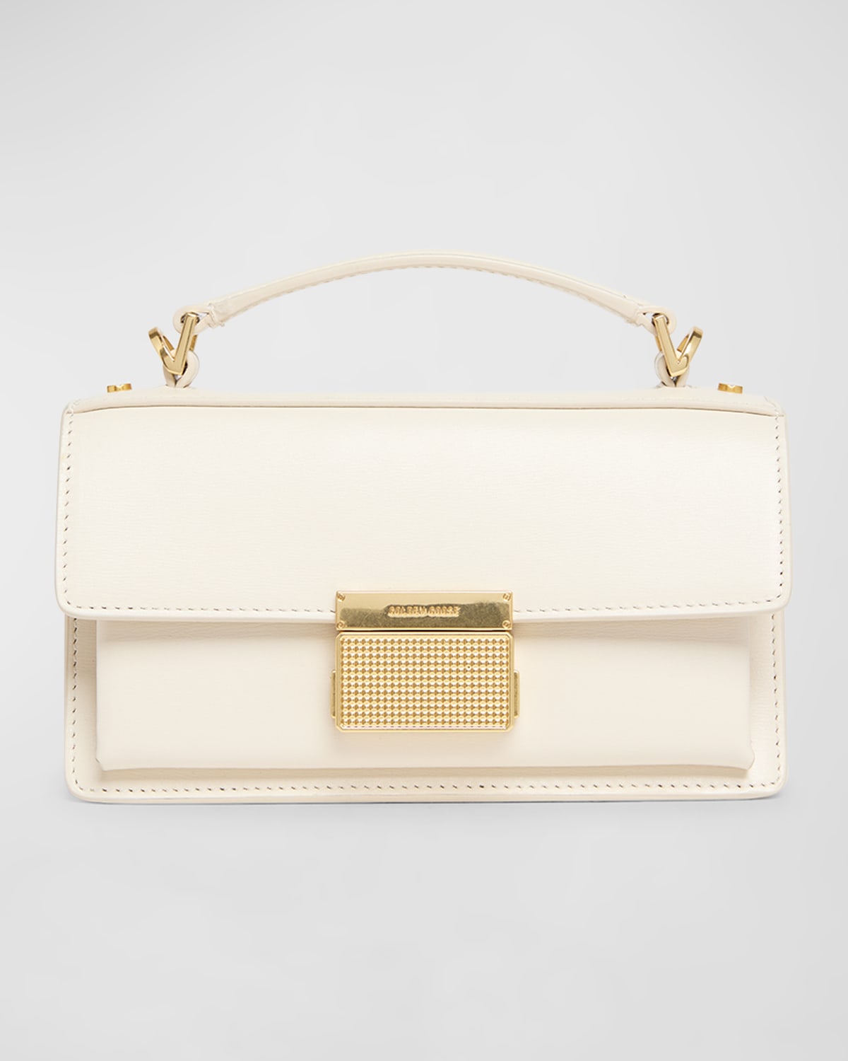 Golden Goose Venezia Small Flap Leather Crossbody Bag In Butter
