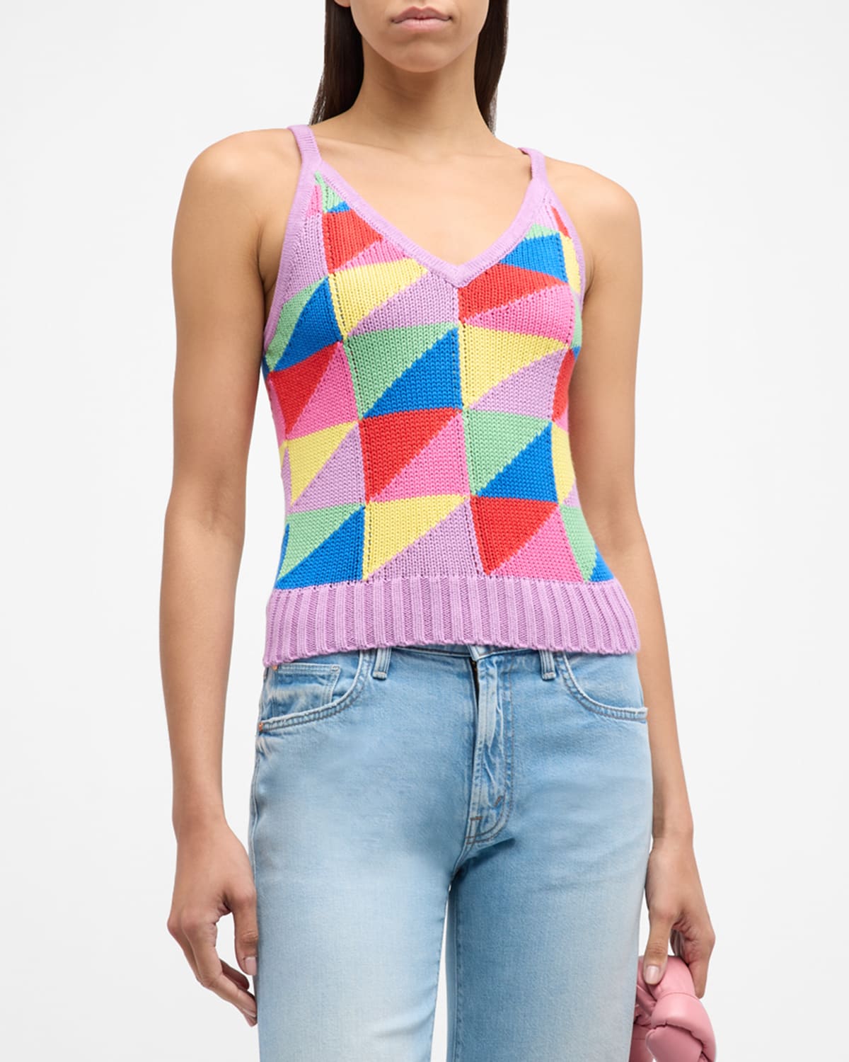 Shop Mother The Band Wagon Tank Top In Pop Rocks Prk