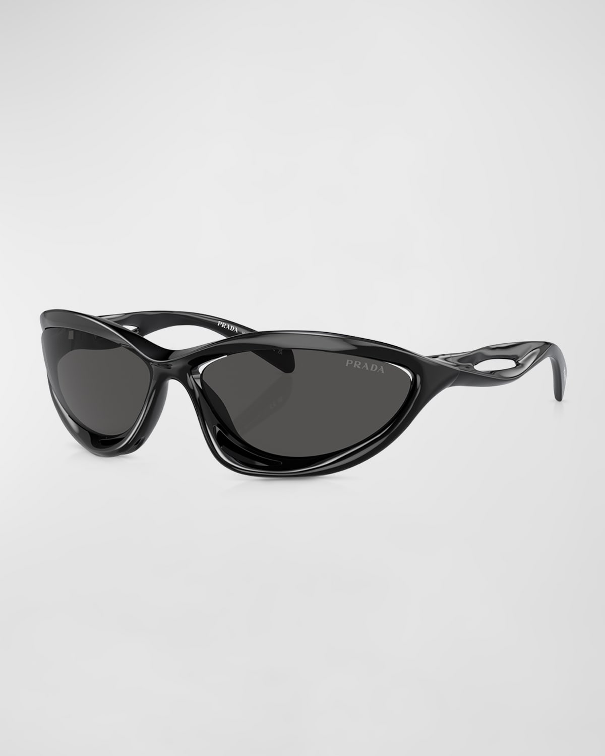 Cut-Out Propionate & Plastic Wrap Sunglasses