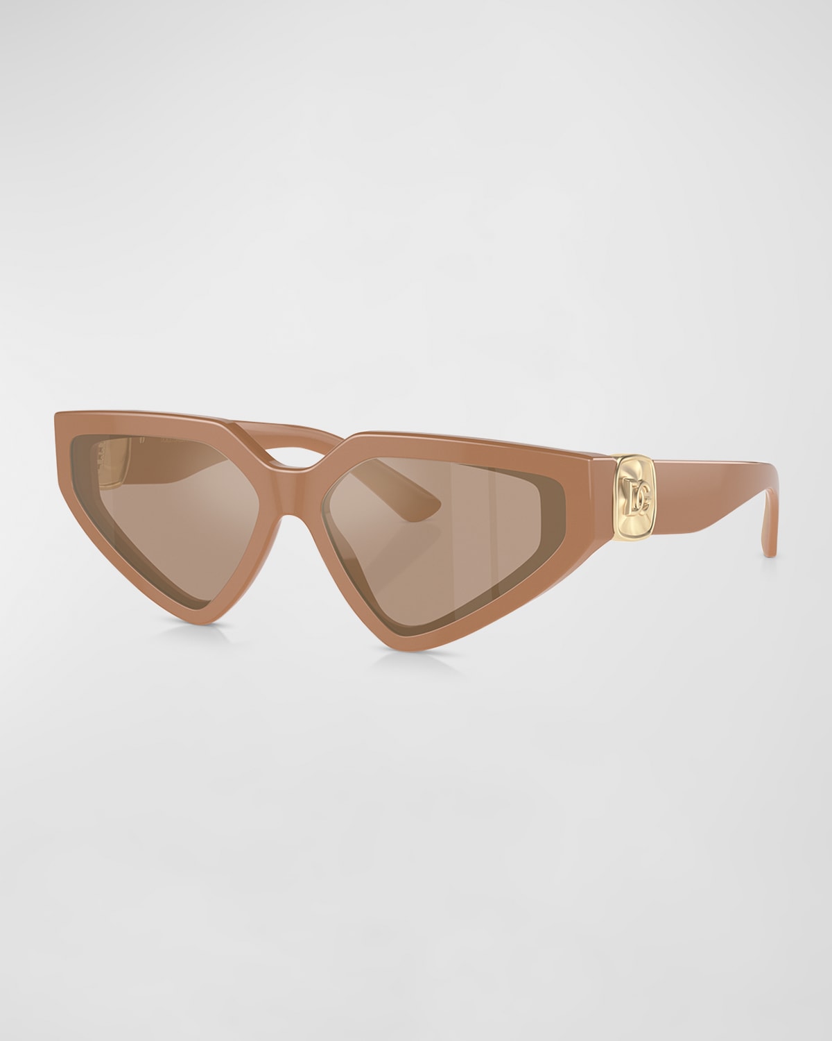 Dolce & Gabbana Dg Precious Acetate & Plastic Butterfly Sunglasses In Brown