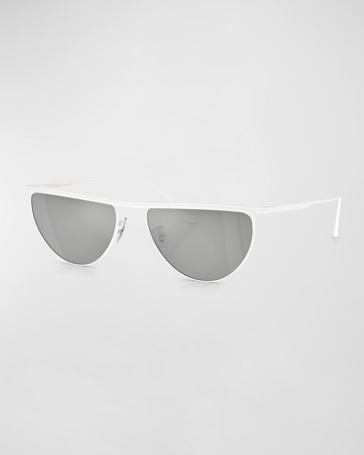 Sleek Metal Windsor Rim Sunglasses