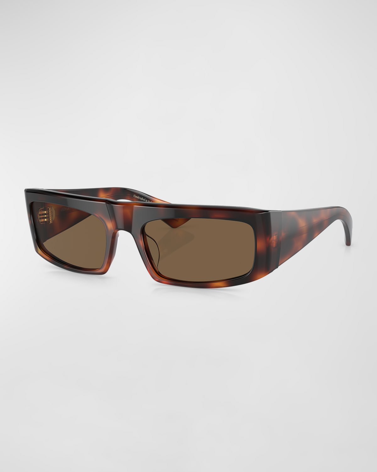 Bold Acetate Rectangle Sunglasses