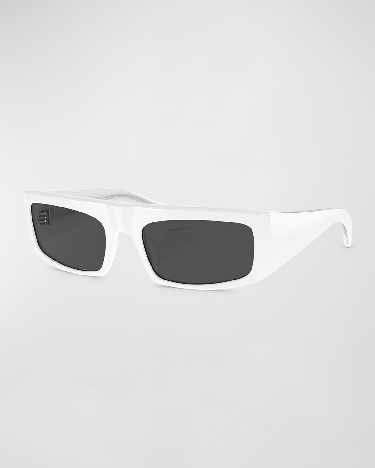 Bold Acetate Rectangle Sunglasses