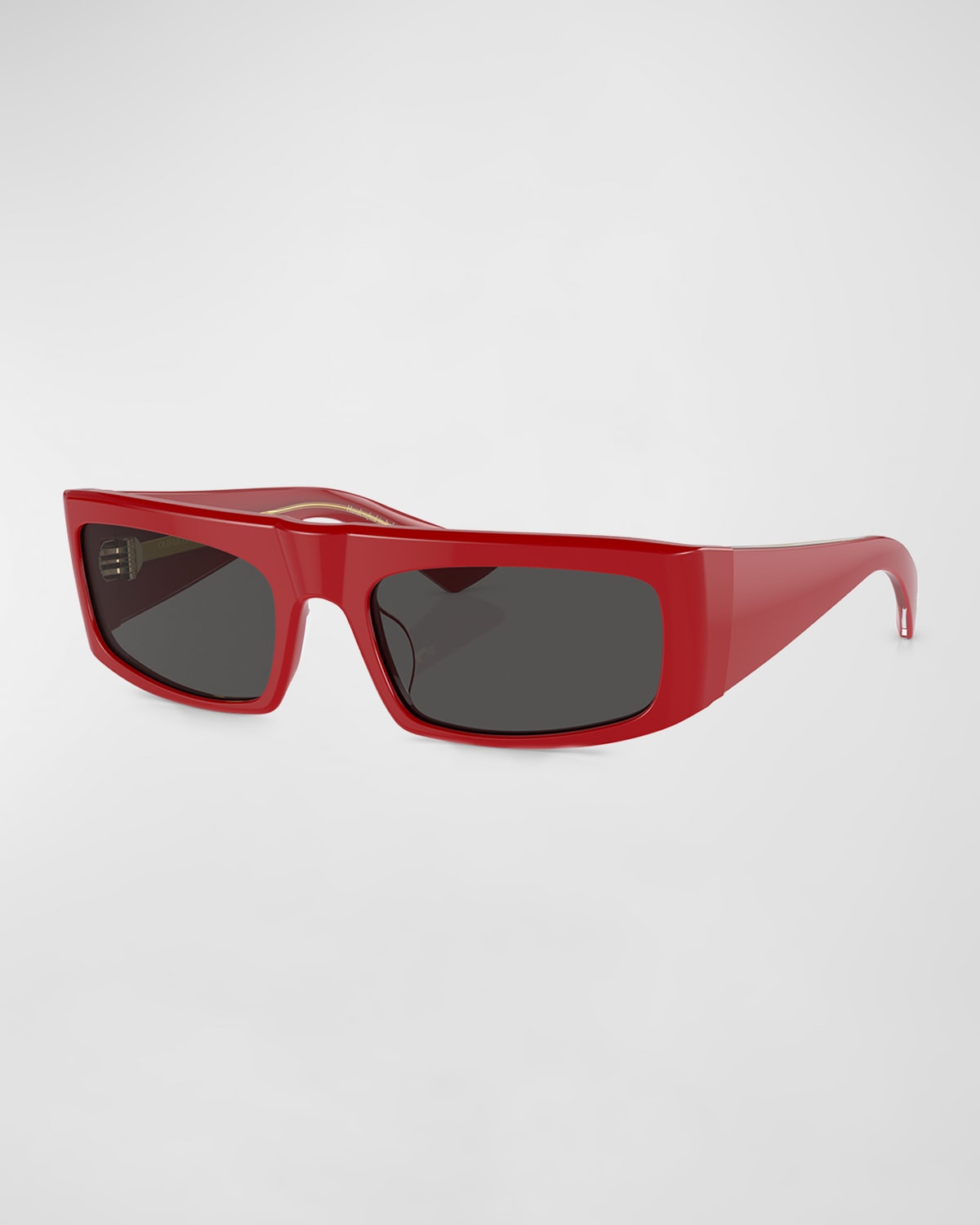 Bold Acetate Rectangle Sunglasses