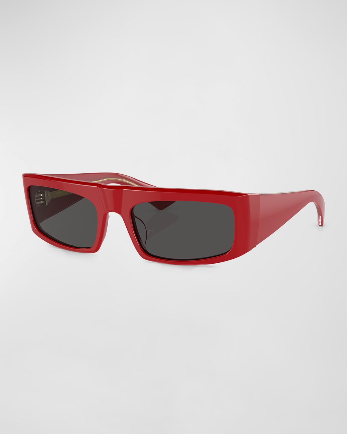 Bold Acetate Rectangle Sunglasses