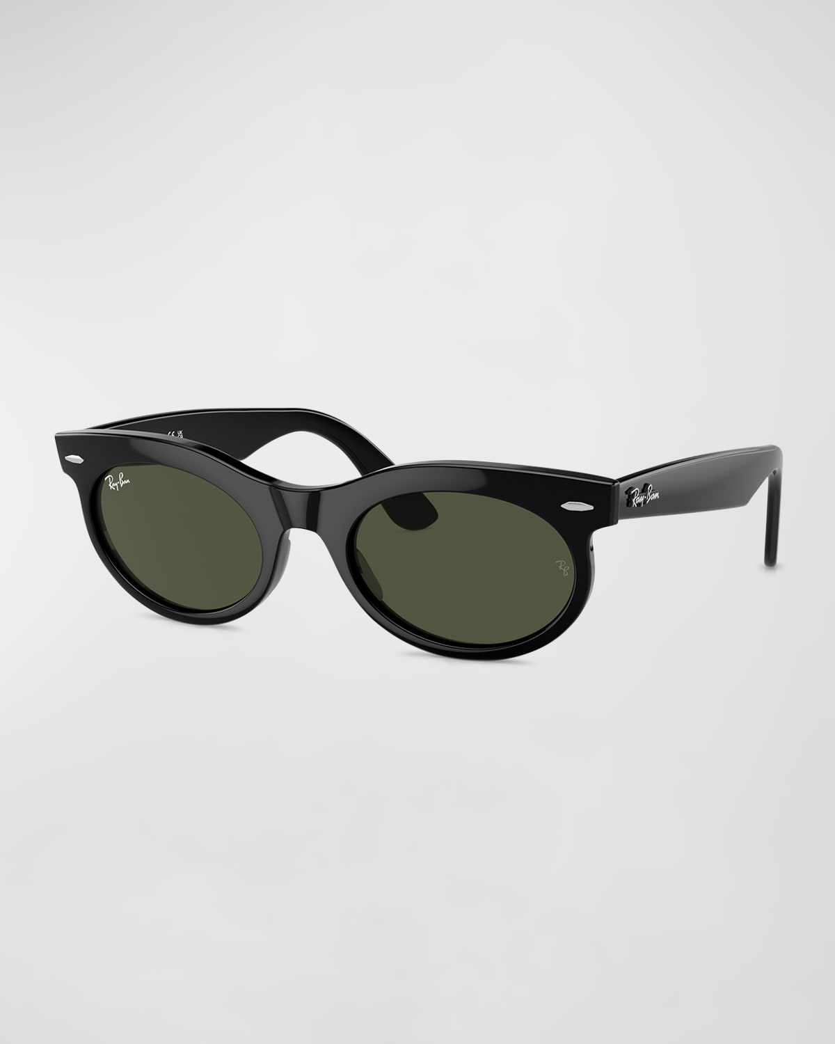 Ray Ban Wayfarer Way 54mm Oval Sunglasses In Black