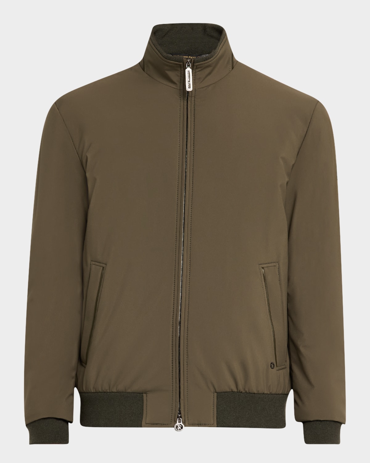 Men's Technical Fabric Bomber Jacket
