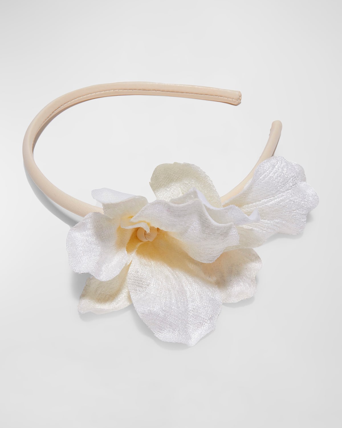 Shop Lele Sadoughi Blair Orchid Headband In Ivory 100