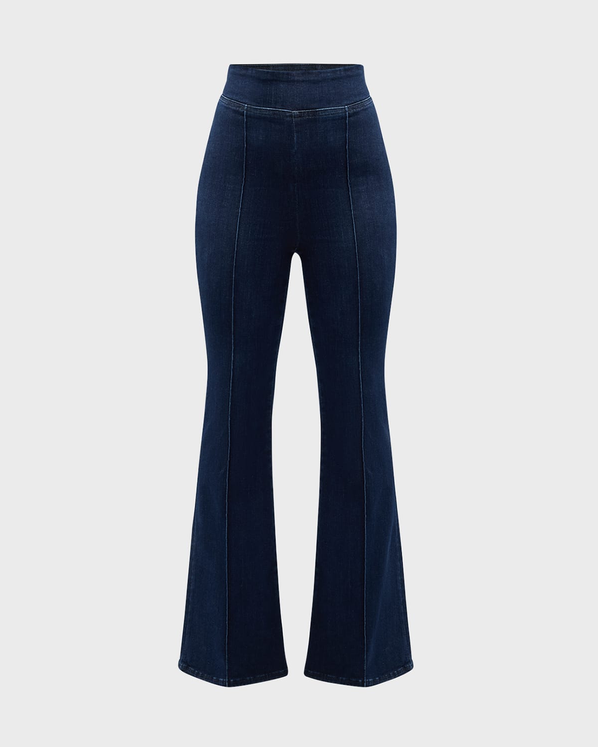 Shop Frame The Jetset Flare Pintuck Jeans In Keller