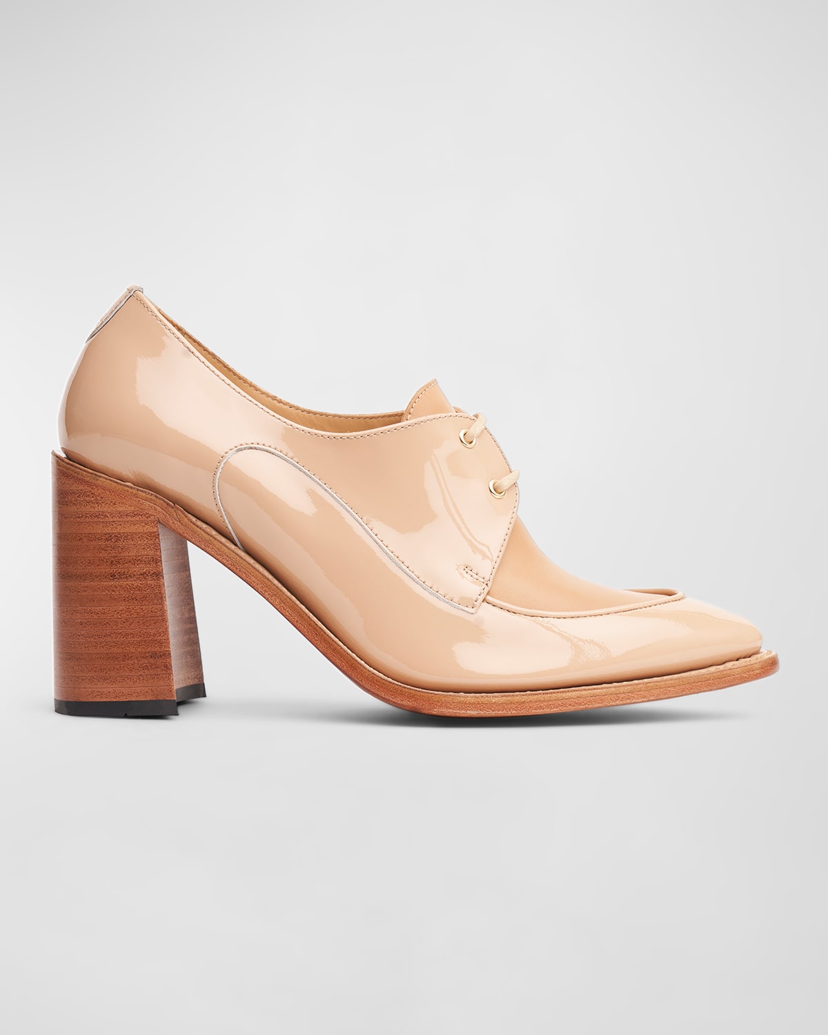 Miss Cleo Patent Heeled Loafers