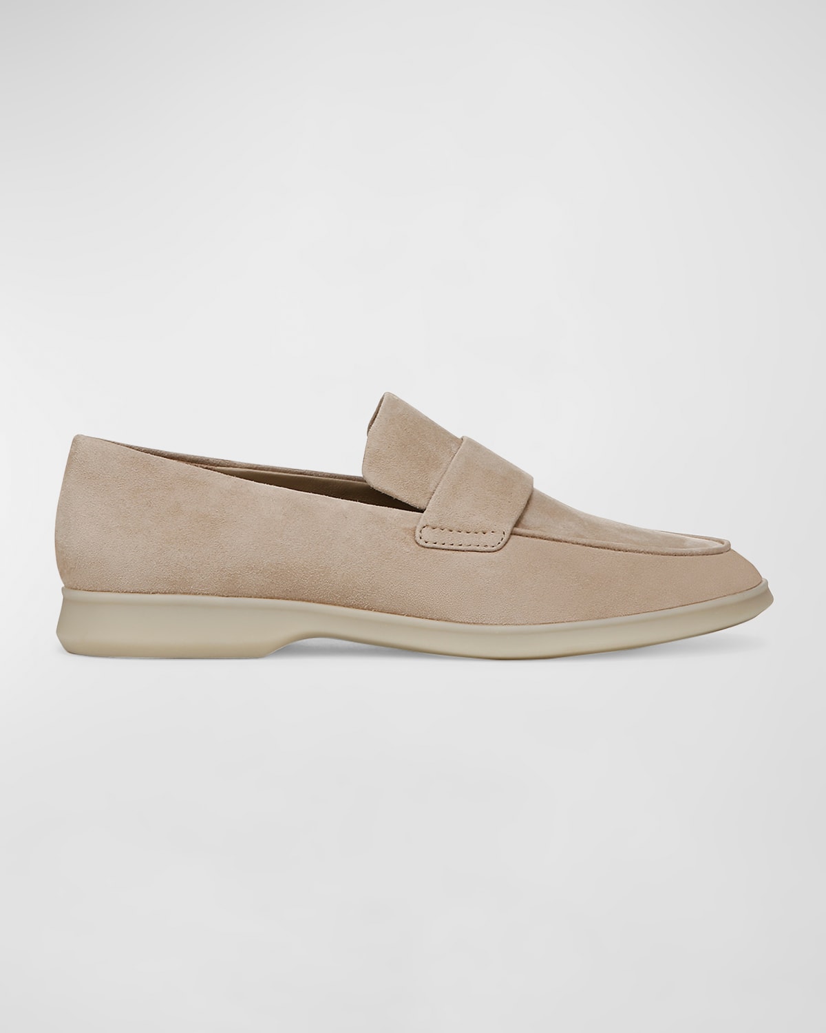 Vince Suede Casual Sporty Loafers In Neutral