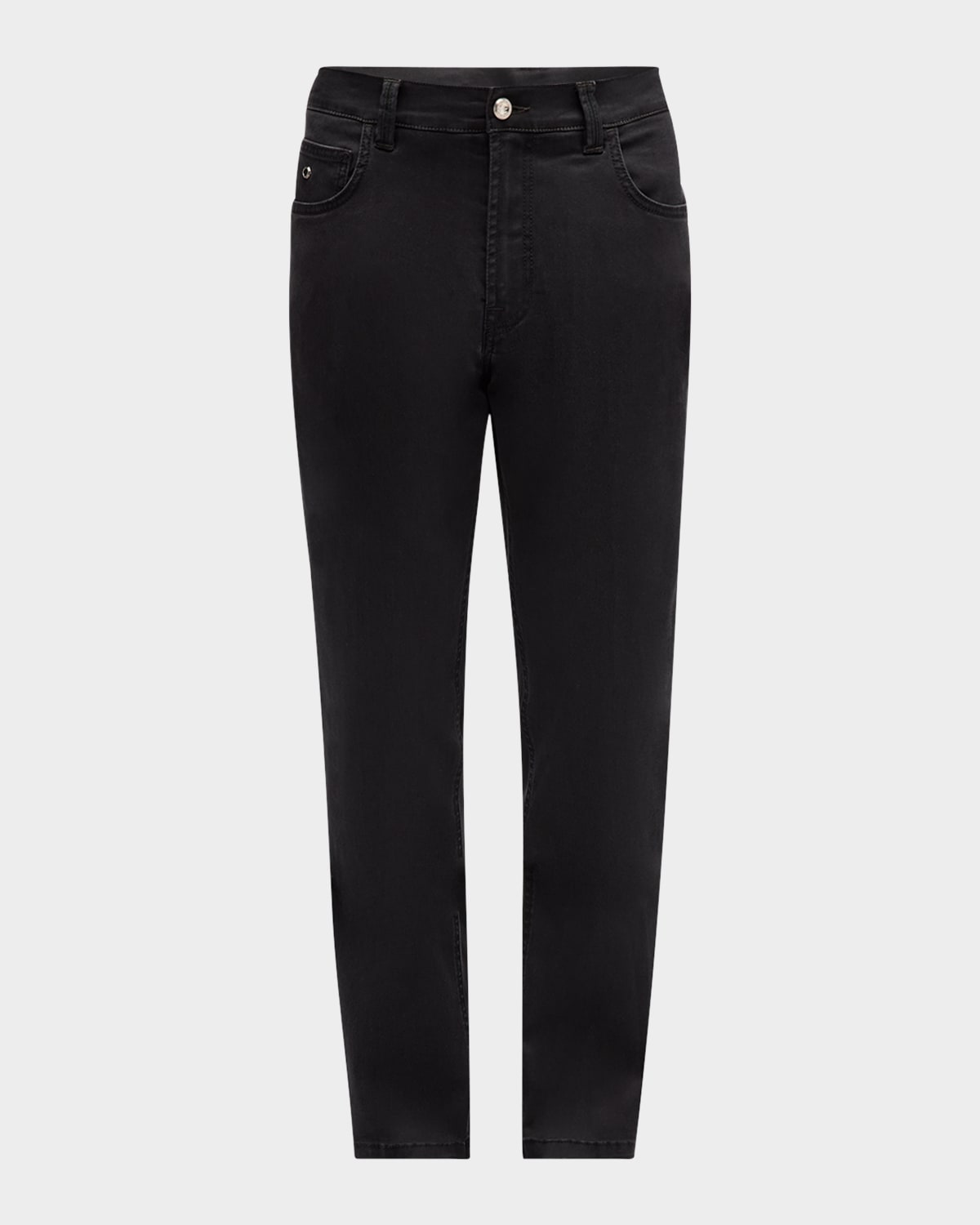 Men's Black-Wash Denim Jeans
