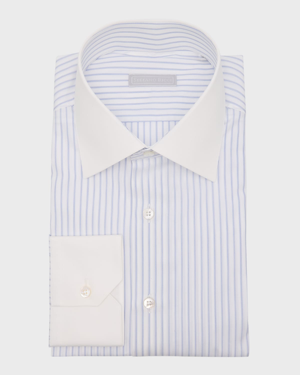 Men's Cotton Stripe Dress Shirt