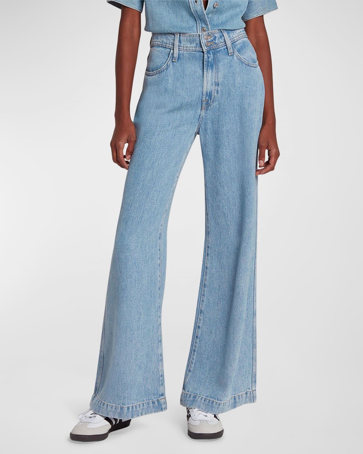 Shop 7 For All Mankind Modern Doho Trouser Jeans In Volcan Blue