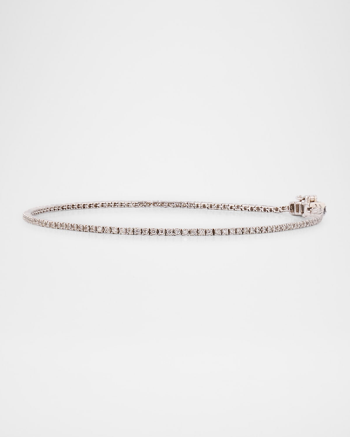 Skinny Diamond Tennis Bracelet, 7"L