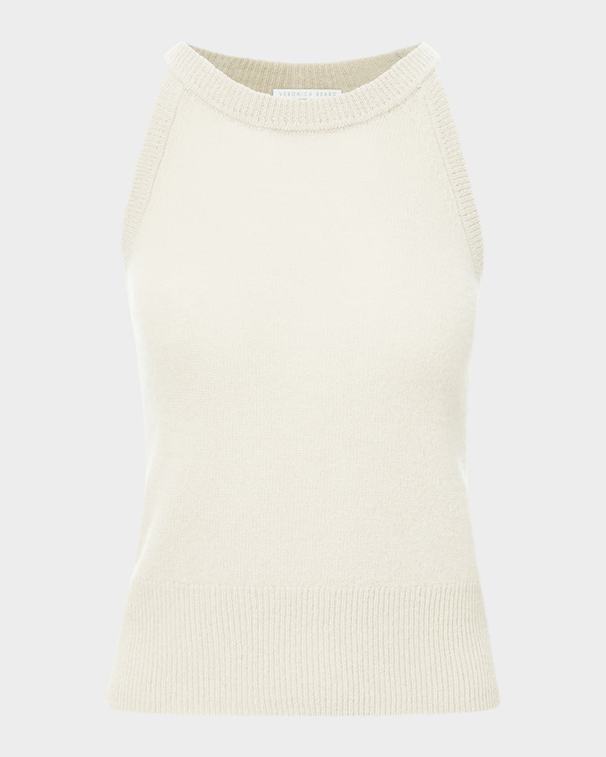 Shop Veronica Beard Myrick Cashmere Tank Top In Ivory