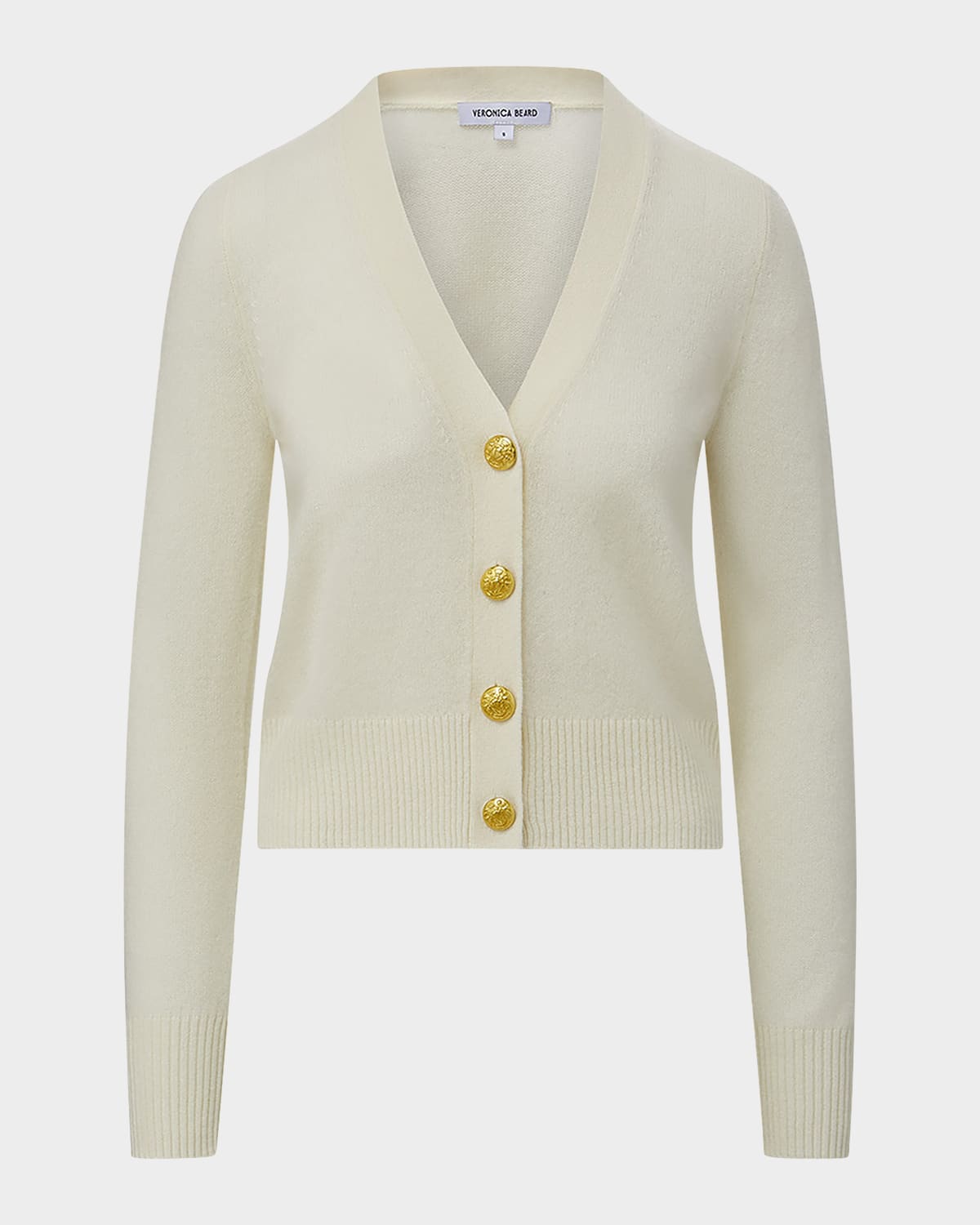 Solene Button-Down Cashmere Cardigan