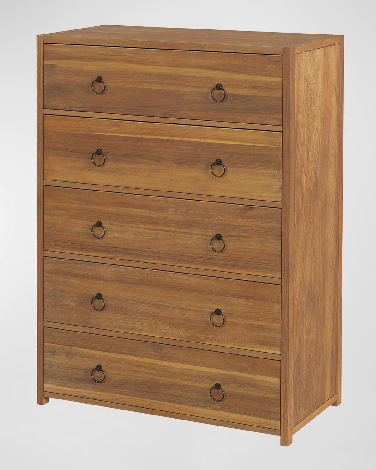 Shop Butler Specialty Co Lark Textured Five-drawer Chest In Natural